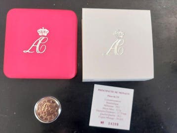 Monaco. 2 Euro 2011 Mariage Princier (Zonder minimumprijs)