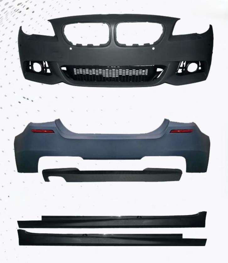 BMW F10 LCI M-Tech Bodykit – Dubbele Uitlaat Links, Auto-onderdelen, Carrosserie, Voor, Achter, Links, Rechts, Bumper, Nieuw, BMW