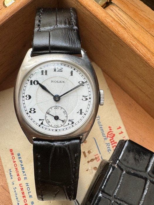 Rolex - Rolex Antique - Art Deco porcelain enamel - 2635 -, Bijoux, Sacs & Beauté, Montres | Hommes