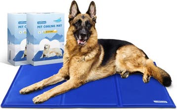 Koelmat Hond & Kat - 110x70 cm - Blauw - Nobleza, Verzenden