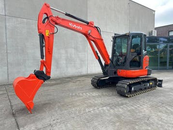 Veiling: Midigraafmachien Kubota KX165-5 Diesel 2014, Zakelijke goederen, Machines en Bouw | Kranen en Graafmachines, Ophalen