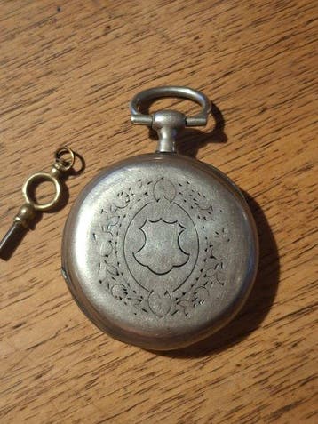 gousset argent - pocket watch - 1850-1900