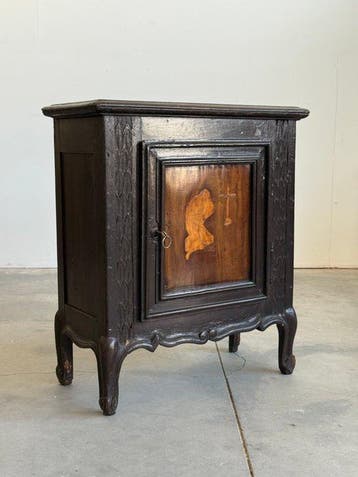 Kabinet - Hout - Intarsio van Christus - 80 cm, Antiek en Kunst