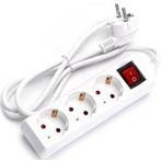Aigi Frutsi Stekkerdoos met Schakelaar 3680W - 3 Stopcontact, Verzenden, Nieuw