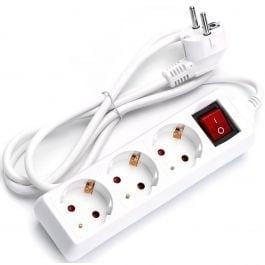 Aigi Frutsi Stekkerdoos met Schakelaar 3680W - 3 Stopcontact, Bricolage & Construction, Électricité & Câbles, Verzenden