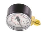 0..6 Bar Manometer Onderaansluiting Staal/Messing 50 mm, Verzenden, Nieuw