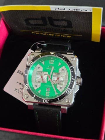 DeLorean Watch Uhr Full Calendar - Back to the Future - 45, Nieuw