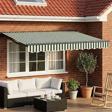 vidaXL Elektrisch Uitschuifbare Zonneluifel, Tuin en Terras, Verzenden, Nieuw