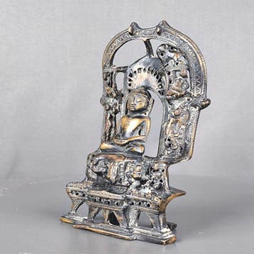 India - Jain Geel brons, koperlegering die waarschijnlijk