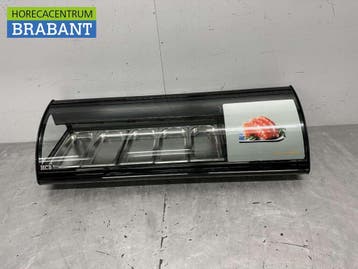 HCB Vitrine à sushi Vitrine à tapas 5 x 1/3 GN 130,7 cm 230V, Verzenden