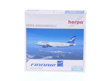 Schaal 1:500 Herpa 508520 Finnair Airbus A320 Reg. OH-LXB..., Ophalen of Verzenden