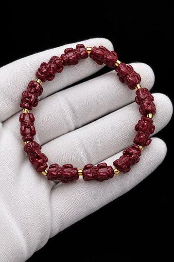 Bracelet Feng Shui Cinnabar Pixius - Metation et