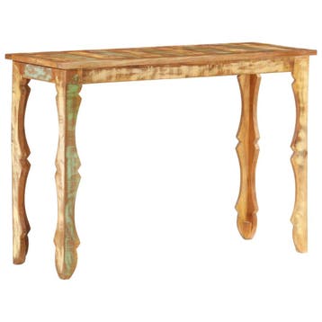 vidaXL Wandtafel 110x40x76 cm massief gerecycled hout, Verzenden, Nieuw