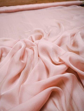 B623 - 500 x 135 cm - 100% Chiffon di Pura Seta –