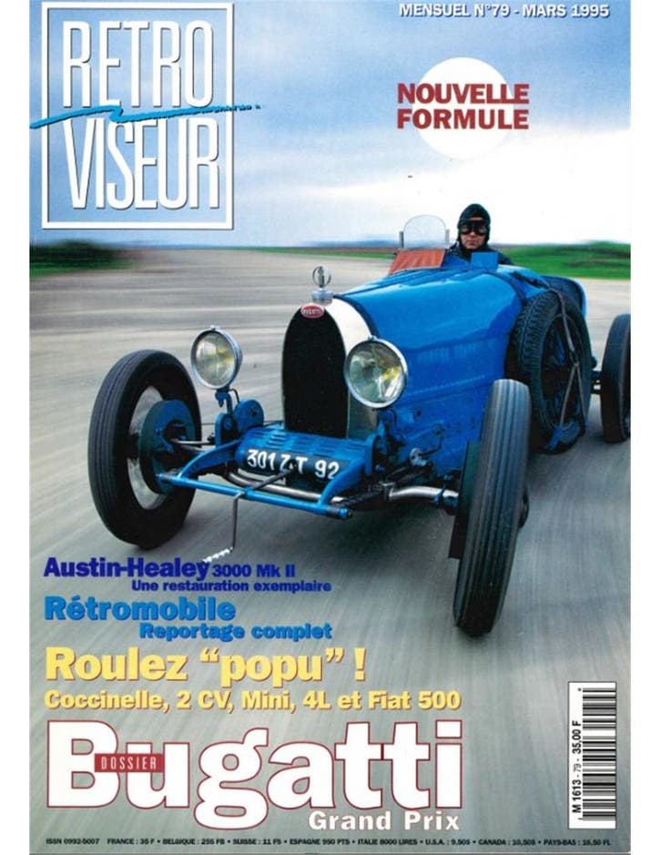 1995 RETROVISEUR MAGAZINE 79 FRANS, Boeken, Auto's | Folders en Tijdschriften, Ophalen of Verzenden