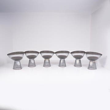 Knoll - Warren Platner - Fauteuil (6) - Acier, Textile