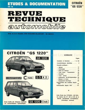 1973 - 1975 CITROËN GS 1220 | GS X2 | GS 1220 CLUB