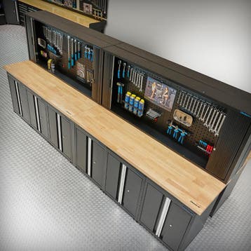 Datona Werkbank PRO 400 cm - 6 opbergkasten - 2x, Ophalen of Verzenden