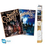 Harry Potter Retro Poster 2-Pack 52 x 38cm, Ophalen of Verzenden, Nieuw