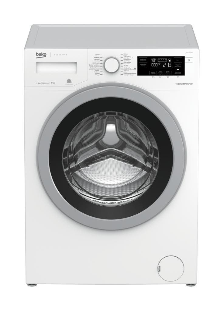 Beko WTV8735XS0 - Wasmachine - 8 kg - 1400 tpm, Elektronische apparatuur, Wasmachines, Ophalen of Verzenden