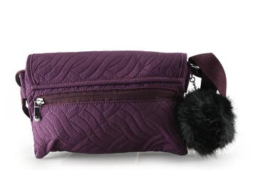Kipling Schoudertas Paars, Verzenden, Zo goed als nieuw, Paars