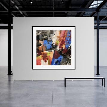 Dam Domido - Mouvements-NO RESERVE PRICE-100 x 100 cm