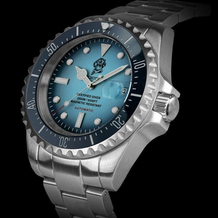 Tecnotempo - Automatic Diver 2000M Diving Helmet - Limited, Handtassen en Accessoires, Horloges | Heren