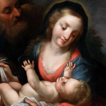 Giuseppe Nuvolone (1619-1703), Kring van - The Holy Family