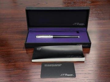 S.T. Dupont - Fidelio Black Lacquer Palladium - Vulpen, Nieuw