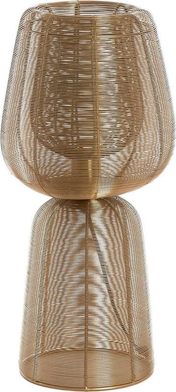 2dekans | Light & Living Tafellamp Aboso - Goud - Ø24cm -, Ophalen of Verzenden