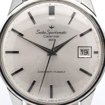 Seiko - Sportsmatic Calendar 820 - Zonder minimumprijs -