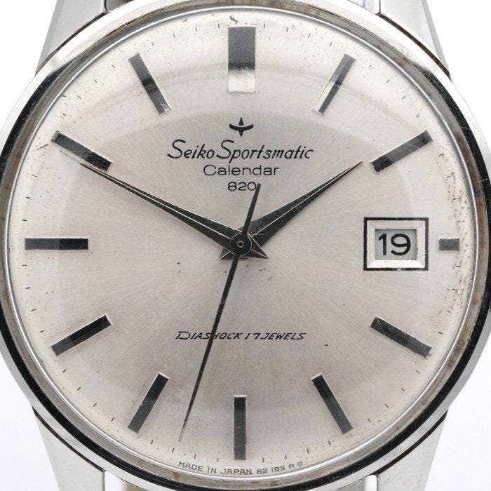Seiko - Sportsmatic Calendar 820 - Zonder minimumprijs -, Handtassen en Accessoires, Horloges | Antiek