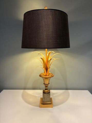 Boulanger - Tafellamp - palmlamp - Messing, Verguld