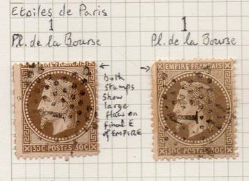 France 1867 - Napoléon III lauréat 30c brun - valeur estimée, Postzegels en Munten, Gestempeld