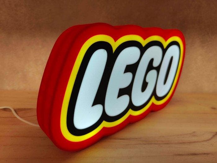 LEGO Custom Item - Lighted logo sign, Enfants & Bébés, Jouets | Duplo & Lego