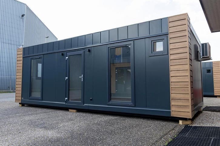 OK-Unit 8.20 m x 3.20 m Office | Woonunit | Tuinhuis |, Articles professionnels, Machines & Construction | Abris de chantier & Conteneurs