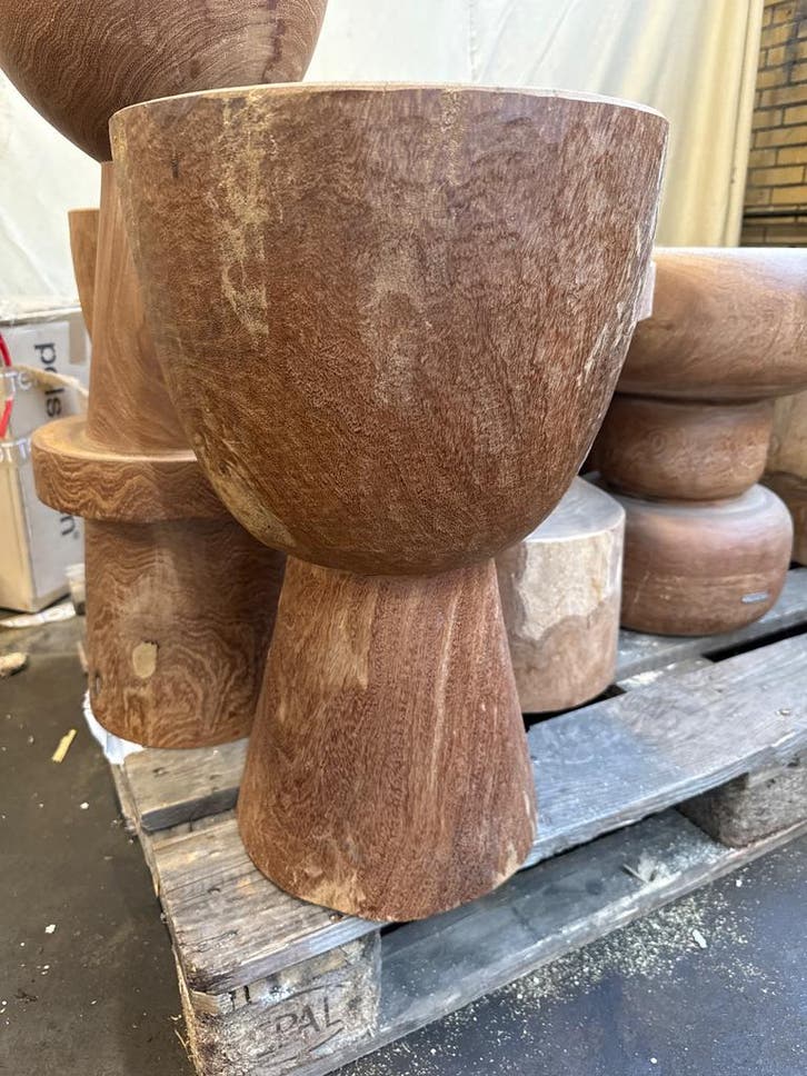 Polspotten Houten Tip Tap Kruk - Ongebruikt, Maison & Meubles, Tabourets, Envoi