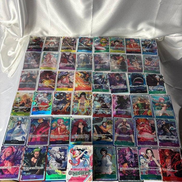 Bandai - 48 Mixed collection - One Piece, Hobby en Vrije tijd, Verzamelkaartspellen | Overige
