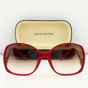 Louis Vuitton - Gina Red Glitter with Gold Tone Metal, Nieuw