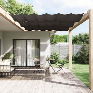 vidaXL Luifel verticaal 140x270 cm oxford stof, Tuin en Terras, Verzenden, Nieuw