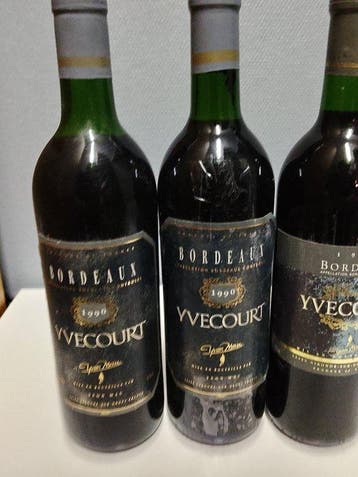 Yvecourt; Vieux Chateau Valentin - Bordeaux - 5 Bouteilles, Nieuw