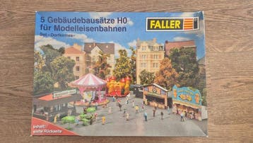Faller H0 - Décor de train miniature (1) - Kermis-set