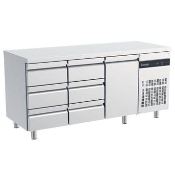 Koelwerkbank | 420L | 1 Deur (1/1 GN) + 6 Laden | 0°C/+10°C, Verzenden, Nieuw in verpakking