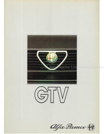1985 ALFA ROMEO GTV & GTV6 BROCHURE DUITS, Ophalen of Verzenden