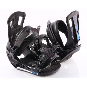 S snowboard bindingen BURTON PROGRESSION, black/blue, Sport en Fitness, Verzenden, Gebruikt