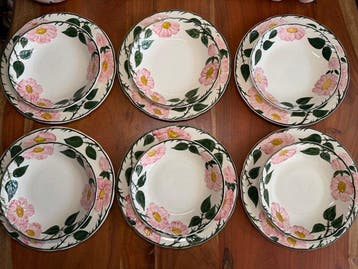 Villeroy & Boch - Eetservies voor 6 - Porselein - Wildrose