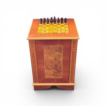 Schaaktafel - kast - Hout, Antiek en Kunst