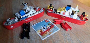 Lego Set - Legoland - 775 Fire Fighter, 4025 Fire Boat, Nieuw