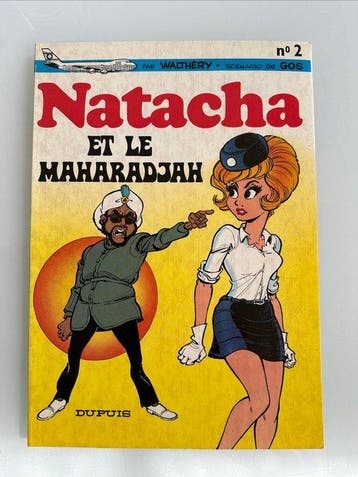Natacha T2 - Natacha et le Maharadjah + dédicace - B - 1, Livres, BD
