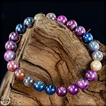 Magische robijn-saffier armband – Een kaleidoscoop van